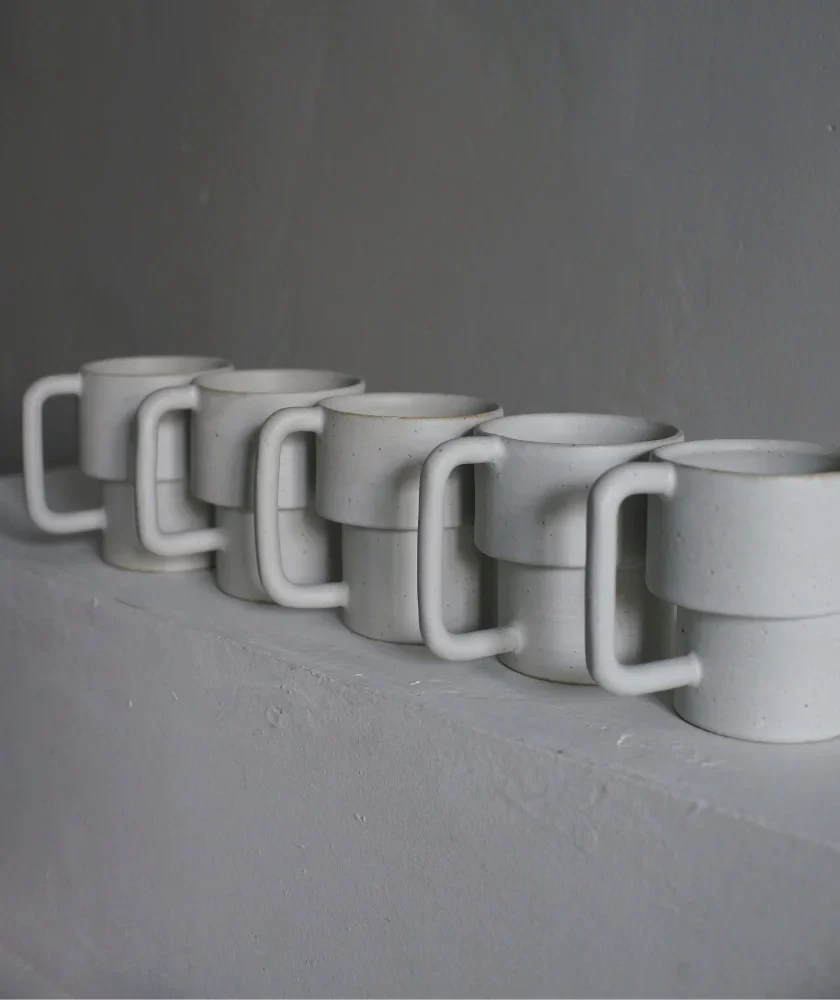 Tasse en argile locale avec anse - Image 3